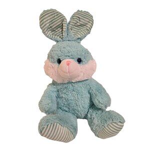 Cute & Cuddly Blue Bunny Stuffed Animal 14" By Kellytoy